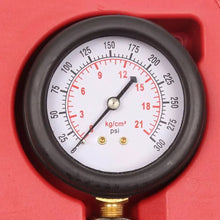 Load image into Gallery viewer, Petrol Engine Cylinder Compression Tester Kit Automotive and Motorcycles Tool 0-300PSI Engine Cylinder Pressure 0-21 Bar Gauge