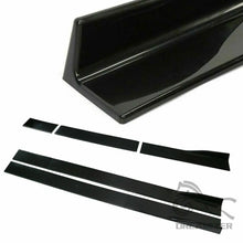 Load image into Gallery viewer, 6PCS 2.2m Universal Car Gloss Black Rocker Panel Side Skirt Splitter Extensions For Dodge Charger Subaru WRX Ford Mustang Nissan Altima Honda Accord Lexus IS350 Audi A3 S3 A4 S4 A5 Mitsubishi Lancer