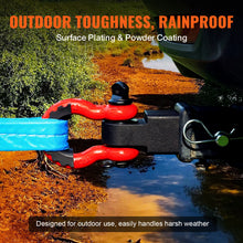 Load image into Gallery viewer, 2" Inch D-Ring Shackle Hitch Receiver with Trailer Hitch Lock Pin Towing Accessories for Trucks Off-Road Vehicle Recovery