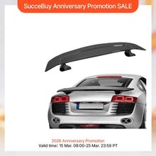 Load image into Gallery viewer, GT Wing Car Spoiler 46.3" Inch Universal Spoiler Compatible For Most Sedans And Coupes High Strength ABS Material Gloss Black