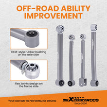 Load image into Gallery viewer, 8pcs Full Set Adjustable Control Arms 0-6" Lift For 2007-2018 Jeep Wrangler JK 4WD 2007-2010 Jeep Wrangler JK 2WD