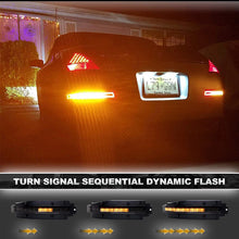 Load image into Gallery viewer, 2pcs Clear/Smoked Full LED Turn Signal Light Tail Light Brake Lamps For 2003-2009 Nissan 350Z Lower Bumper Tail Lamps Backup Reverse Light