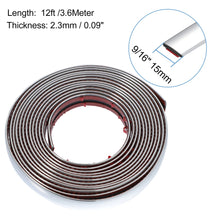 Load image into Gallery viewer, 3M/5M Exterior Car Chrome Body Strip Bumper Auto Door Protective Moulding Styling Trim Sticker 6MM 8MM 10MM 12MM 15MM 20MM 30MM