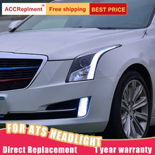 Load image into Gallery viewer, 2pcs Pair LED Headlights For 2014-2016 Cadillac ATS Daytime Running Lights On Start-up Dynamic Turn Signal Animation