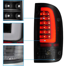 Load image into Gallery viewer, Smoke Black LED Replacement Tail Lights For 1995-2000 Toyota Tacoma Truck C Type