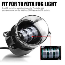 Load image into Gallery viewer, 2pcs 30W 12V Pair 3.5" Inch LED Fog Lights For 2007-2017 Toyota Corolla Camry Avalon Solora Venza Yaris Matrix Prius RAV4 Sienna 4Runner Highlander Lexus CT200h GS350 GS450h GS460 IS-F ES300h ES350 LX570 RX450h HS250h