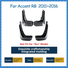 Load image into Gallery viewer, 4pcs Car Mudguard For 2011-2016 Hyundai Accent Verna RB / MK4 / i25 / Solaris /Excel Fender Mud Flaps Guard Splash Mudguards Auto Accessories