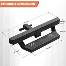Load image into Gallery viewer, HIght Quality Anti-slip Universial Hitch Step For Pickup Truck SUV 4x4 Retractable Lockable Rear Step Mount To 2" Inch Receiver Hitch