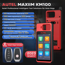 Load image into Gallery viewer, New 2024 Autel MaxiIM KM100 Key Fob Programming Immobilizer Tool 2PCS Autel IKEY For 60s Key Generation OBD IMMO Key Learning on 99% Car