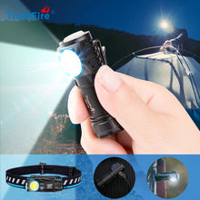 Load image into Gallery viewer, TrustFire MC12 EDC Powerful LED Headlamp 1000Lumens Magnetic Rechargeable Head Lamp XP-L HI Auto Repair Camping Torch Flashlight