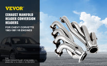 Load image into Gallery viewer, Exhaust Headers Conversion Kit For 1963-1981 Chevrolet Corvette Small Block Chevy/GMC Trucks LS LS1 LS2 LS3 LS6 Long Tube Stainless Steel Header Exhaust Manifold Set W/ Gasket