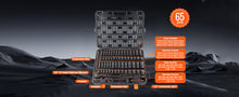 Load image into Gallery viewer, SucceBuy 1/2" 3/8" Inch Drive Impact Socket Set 13/23/33/34/48/65/90PCs SAE Metric Cr-V/Cr-Mo Socket Set 6 Point Alloy Steel Repair