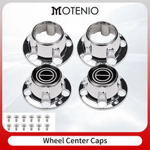 Load image into Gallery viewer, 4pcs Wheel Hub Center Caps Compatible For 1980-1996 Ford F150 / Bronco / Van 4x4 Set of 4 Chrome Replacement Center Hub Caps
