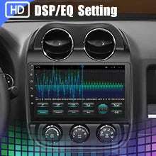 Load image into Gallery viewer, 64GB 2 Din 10" Touchscreen Carplay Android 13 Car Radio For 2010-2016 Jeep Compass/Patriot, Support Bluetooth,Back-up Camera,FM Radio,SWC,GPS Navigation
