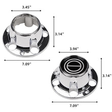 Load image into Gallery viewer, 4pcs Wheel Hub Center Caps Compatible For 1980-1996 Ford F150 / Bronco / Van 4x4 Set of 4 Chrome Replacement Center Hub Caps
