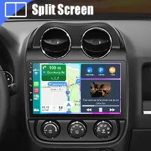 Load image into Gallery viewer, 64GB 2 Din 10" Touchscreen Carplay Android 13 Car Radio For 2010-2016 Jeep Compass/Patriot, Support Bluetooth,Back-up Camera,FM Radio,SWC,GPS Navigation
