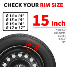 Load image into Gallery viewer, 15&quot; Inch Steel Wheel Hub Cap Blade Style Full Cover Hubcap Decorative Automotive Accessories Design for Chevy Express Cargo Van
