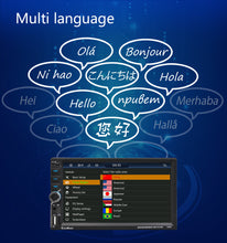 Load image into Gallery viewer, Universal Car Touch Screen 2 Din 7 Inch Wireless Apple Carplay Android Auto Car Stereo Radio AUX FM Bluetooth USB TF Link
