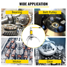 Load image into Gallery viewer, 15 Ton Hydraulic Gear Wheel Bearing Puller Separator Tool Two &amp; Three Adjustable Jaws With Portable Box For Repair Shop
