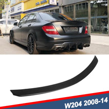 Load image into Gallery viewer, 1pcs AMG Carbon Fiber Style Trunk Spoiler For 2008-2014 Mercedes Benz W204 C Class High Quality ABS CAR Accessories
