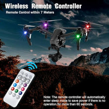 Load image into Gallery viewer, Rechargeable 4 Waterproof Pods Wireless LED Strobe Lights with Remote Control, 8 Colors Lights Anti-Collision LED Emergency Warning Lights For Car Truck  Bike Boat Drone SUV
