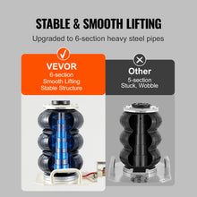 Load image into Gallery viewer, VEVOR 3 Ton/6600 lbs Triple Bag Air Jack Lift up to 17.7 inch/450 mm Pneumatic Jack with Side Handles for Car Garage Repair
