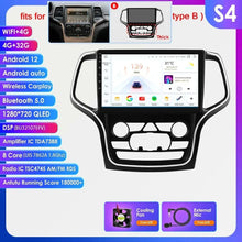 Load image into Gallery viewer, Hizpo 10.1 Wireless Carplay 4G 2Din Android 13 Car Multimedia Player Radio For 2014-2022 Jeep Grand Cherokee WK2 Video Player Autoradio GPS DSP
