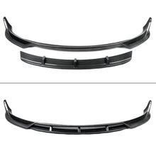 Load image into Gallery viewer, 4pcs Carbon Fiber Style / Black Front Bumper Lower Spoiler Diffuser For 2017-2023 Tesla Model 3
