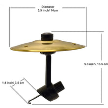 Load image into Gallery viewer, Universal Car Stainless Crash Cymbal Car Drum Cymbal Auto Air Ventilation Port Clip-On Safety Over Scrolling

