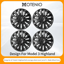 Load image into Gallery viewer, 4pcs 18&quot; Inch Wheel Cover Design For 2023-2025 Tesla Model 3 Highland Hubcaps 5 Variants
