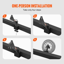 Load image into Gallery viewer, 160lbs Spare Tire Carrier Trailer Tire Mount Utility Accessories Fits Most 4 5 6 8 Lugs Wheels on 4&quot; 5&quot; 6&quot;Bolt Patterns
