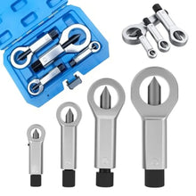 Load image into Gallery viewer, 4pcs Metal Nut Splitter Tool Heavy Duty, Nut Separatoed for Removing Broken, Damaged, Or Rusty Nuts Without Damaging Bolt Threa
