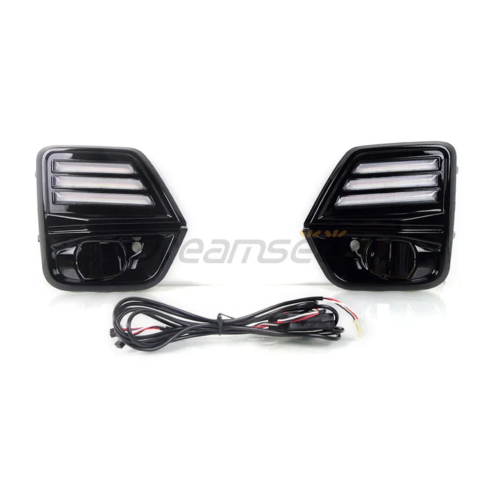 1 Pair LED DRL Daytime Running Light Signal Lamps For 2023-2024 Chevrolet Colorado Daytime Running Light With Dynamic Turn Signal Driving Front Bumper