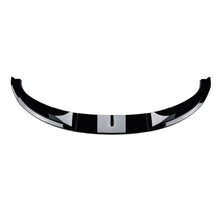 Load image into Gallery viewer, Gloss Black/Carbon Fiber Style Front Bumper Lower Spoiler Diffuser For 2005-2010 BMW 5 Series E60 E61 Fits M5 Bumper Without Fog Lamps
