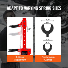 Load image into Gallery viewer, Strut Spring Compressor 4.5 Ton/9920 LBS Hydraulic Jack 1 Ton Rated Compression Force Auto Strut Coil Spring Compressor Versatile Clamping Options
