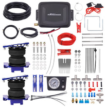 Load image into Gallery viewer, Rear Air Suspension Helper Spring + Compressor Kit for 2017-2024 Ford F-250 F-350 RWD SWR DRW Pickup
