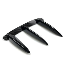 Load image into Gallery viewer, 1pair Car Black / Carbon Pattern Rear Bumper Side Splitter Spoiler Canards For Mercedes Benz W176 A200 A250 A260 A45 AMG Car Styling

