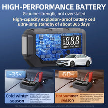 Load image into Gallery viewer, Universal Portable 12V 8000A Smart Emergency Car Jump Starter, With Emergency Air pump, Flashlight, And Power Bank
