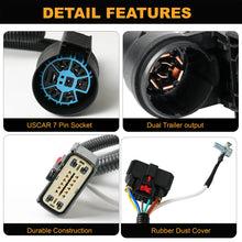 Load image into Gallery viewer, Trailer Hitch Wiring Harness For 2009-2014 Ford F150 Trailer Tow Hitch Bar Wire Connector Harness Kit  9L3Z-15A416-A
