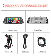 Load image into Gallery viewer, Wireless Carplay Android Auto Car Radio Multimedia Player Linux Display Screen For 2012-2017 BMW 5 Series F10 F11 CIC NBT
