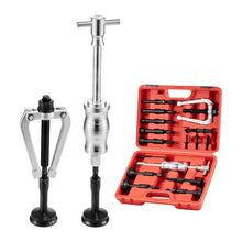 Load image into Gallery viewer, SucceBuy 16pcs Blind Hole Bearing Puller Set 16-in-1 Inner Bearing Race and Seal Extractor Kit  Slide Hammer Pilot Insert Set, 10 Collets, 3 Screw Adapters, U Shaped Counter Stay, M10 Pin Bolt, Slide Hammer &amp; Case
