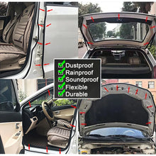 Load image into Gallery viewer, Car Rubber Door Seal Strip D Type 2 Meters Long Car Door Seal Strip Universal Noise Insulation Epdm Rubber Waterproof Seals Auto Accessories
