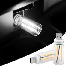Load image into Gallery viewer, 2pcs Car USB Lights, Plug-in Retro Car Atmosphere Lamp with Touch Dimmable, Portable Mini Glass Bottle LED Bulb Night Lights
