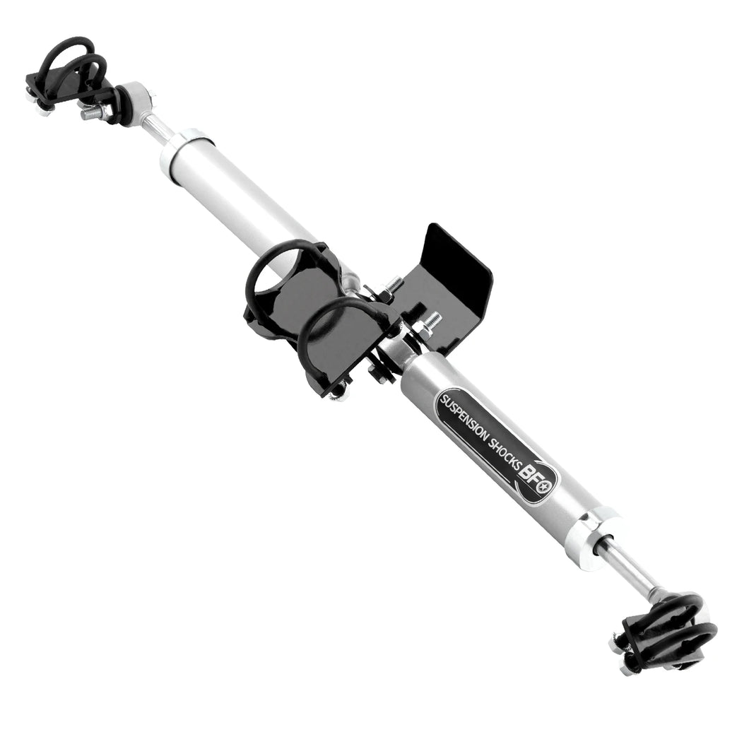 Dual Steering Stabilizer Damper Kit 2''-6'' LIFTs For 2007-2017 Jeep Wrangler JK