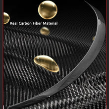 Load image into Gallery viewer, Real Carbon Fiber Matte/Gloss Trunk Lid Spoiler Wing For 2025-2026 Tesla Model Y Juniper / For 2024-2025 Tesla Model 3 Highland Real Carbon Fiber Spoiler
