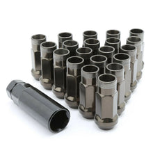 Load image into Gallery viewer, 20pc 48mm Steel Wheel Lug Open End Extended Nuts Set M12x1.5mm + Key For Honda Toyota Mitsubishi Mazda Ford Kia Hyundai Chevy Buick Not For Wheels With Mag/Ball Seats
