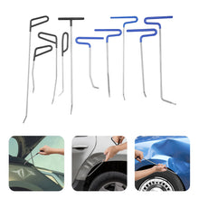 Load image into Gallery viewer, 10pcs Dent Repair Removal Rods Kit Paintless Dent Removal Hook Rods Sturdy 201 Stainless Steel Auto Body Dent Repair Rods
