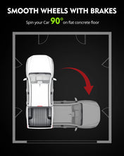 Load image into Gallery viewer, Car Tire Wheel Trolley Dollies 2/4PCS 1500lb Each Weight Capacity Vehicle Skate Moving Tire with 4 Casters Auto Repair Mover
