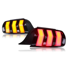 Load image into Gallery viewer, Dynamic Animated Tail Lights For 2015-2021 Ford Mustang Rear Lamp DRL Start Up Dynamic DRL Turn Signal Auto Accessories
