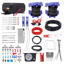 Load image into Gallery viewer, Rear Air Suspension Helper Spring + Compressor Kit for 2017-2024 Ford F-250 F-350 RWD SWR DRW Pickup
